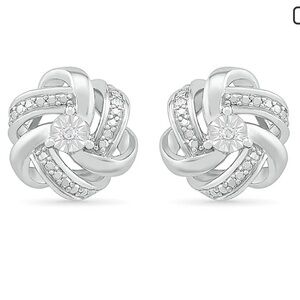 Sterling & Diamond Earrings!